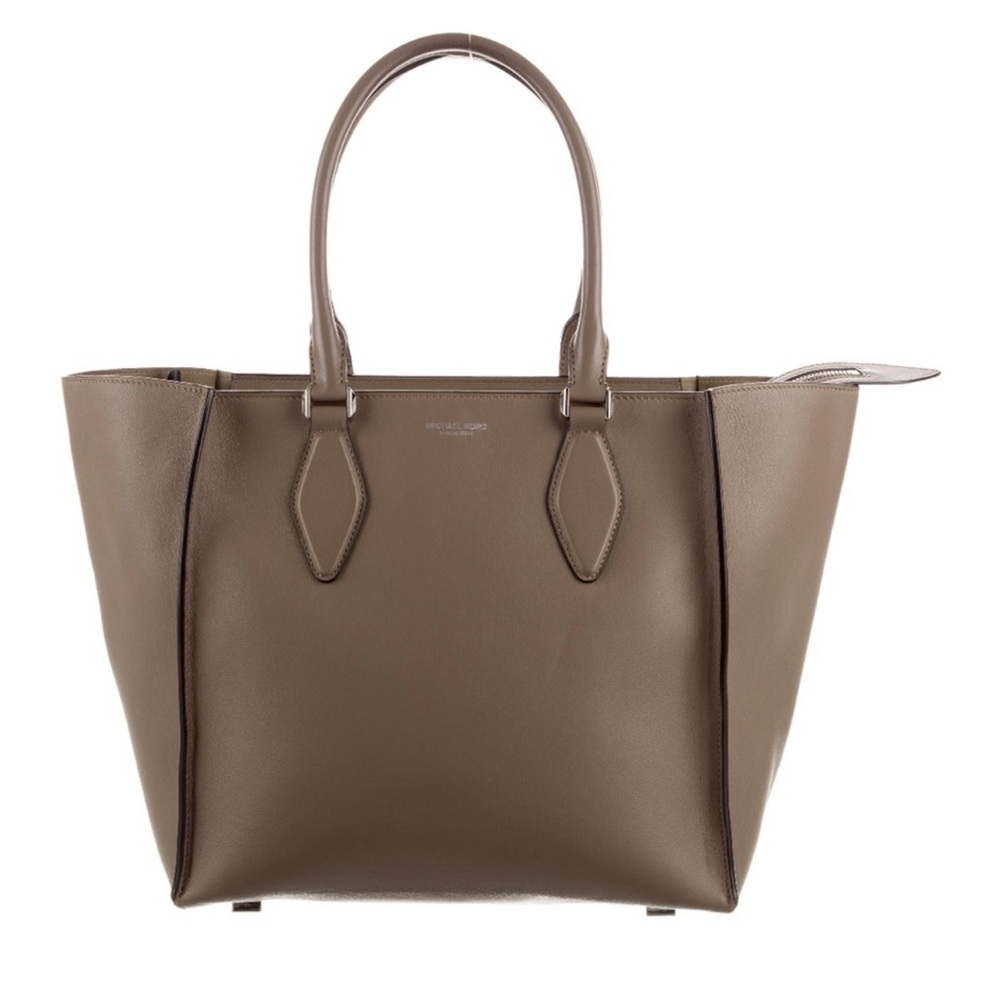 Michael kors collection leather tote EUC!